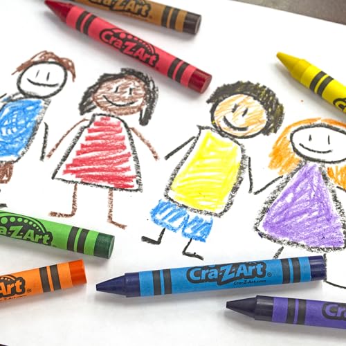 Cra-Z-Art Bulk Crayons, 6 Packs of 16 Count Washable Jumbo Crayons, School Supplies, Classroom Supplies, Teacher Bulk Pack - size: 16 Count (Pack of 6)