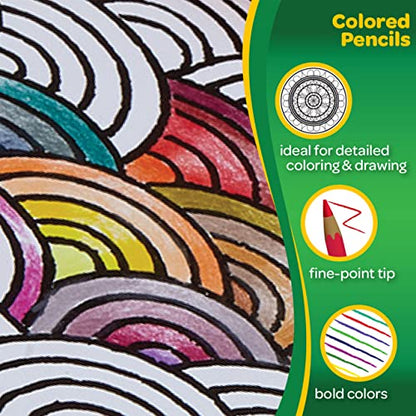 CRAYOLA Colouring Pencils - Assorted Colours (Pack of 12) | A Must-Have for All Kids Arts & Crafts Sets | Ideal for Kids Aged 3+ - style: 12 Pack