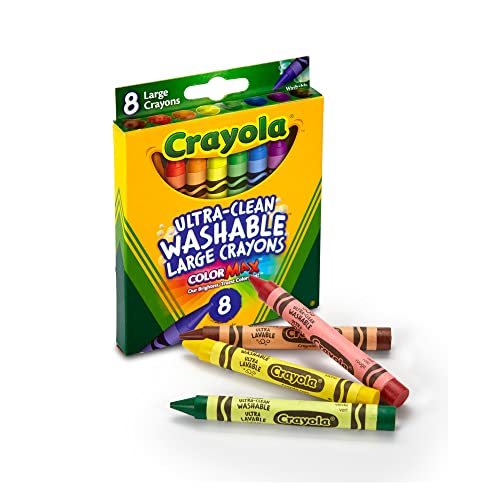 Crayola 8 Large Washable Crayons