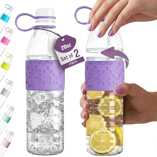 Copco – Hydra Hydra Water Bottle – 20 oz - Purple, Set of 2 - color: Purple
