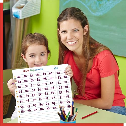 100 Sheets Ruled Writing Paper, Double-Sided Printing Skip-A-Line Ruled Writing Paper with Dotted Lines 1” Line Spacing Handwriting Practice Paper for Kindergarten Toddlers Kids (8” x 10.6”) - size: 8” x 10.6” 100 Sheets, style: Writing Paper（vertical ver