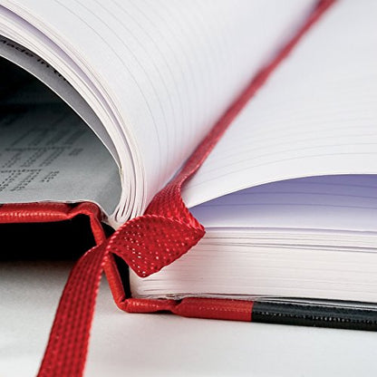 Oxford Black n' Red, A4 Notebook Hardcover, Casebound, Lined, 192 Page, 1 Notebook - size: A4, style: Pack of 1