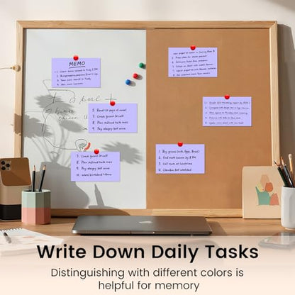 Index Cards 3x5 Inch, 300sheets, Flash Cards, Blank Purple Note Cards Paper For Studying, Schools Supplies, College, Office And Home Organization, Note Taking Supplies - color: Purple