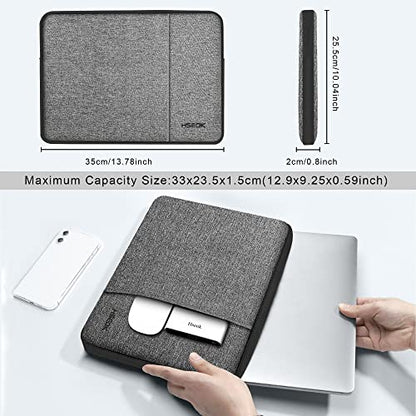 Hseok Laptop Case 13.3-14 Inch Sleeve, Water-Resistant Computer Bag Compatible with MacBook Neo/Pro 14" M5/M4/M3/M2/M1 and All 13.3" Mac Air/Pro, XPS 14 and Most Popular 13.3"-14" Notebook，D02G03 - color: D02G03, size: 13.3"