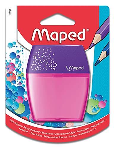 Maped Shaker 2 Hole Sharpener, Assorted Colors (634755)