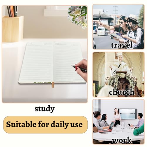 Encouraging Bible Verse Gifts for Women College Ruled Notebook Christian Hard Shell Journal Notebook, Inspirational Hardcover Notebooks Journals for Writing Planner Note 200 Sheets (5.8 x 8.3)-1 - color: Multi 1156