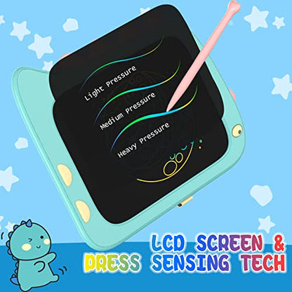 ORSEN 8.5 Inch Doodle Board Drawing Tablet - Dinosaur Toy Gift for Kids 3-7 Years Old - color: 8.5inch-blue
