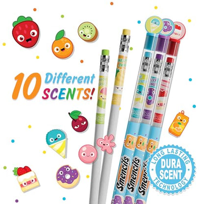 Graphite Smencils (2 Pack) - HB #2 Patented Gourmet Scented Pencils, 10 Count, Gifts for Kids, School Supplies - color: Original (2 Pack)