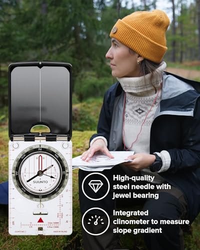 SUUNTO MC-2 Compass: Top-of-The-line Compass for Professionals & serious Hikers - style: Northern Hemisphere