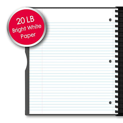 iScholar IQ+ 1-Subject Poly Cover Wirebound Notebook, College Ruled, 11 x 8.5 Inch Sheet Size, 100 Sheets, Blue (59902-BL) - color: Blue, size: 1 Subject, style: College Ruled
