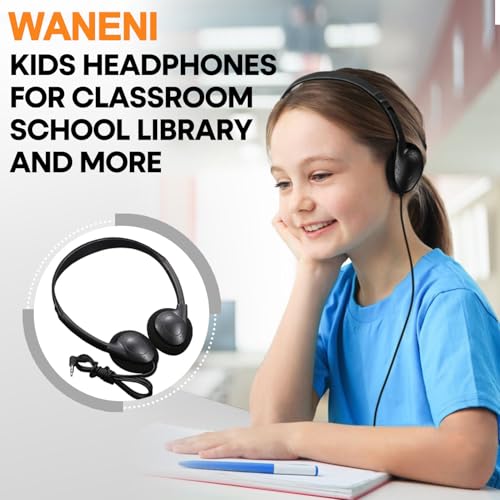 Kids Headphones Bulk 30 Pack for School Classroom Students Children Toddler Boys Girls Teen Adults - color: Black, size: 30 Pack