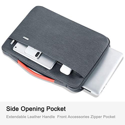 LANDICI 360°Laptop Sleeve Case 15.6 16 Inch Compatible with MacBook Pro 16 M1/M2/M3/M4 2019-2025, 15.6-16” Hp Dell Lenovo Acer Asus, Waterproof Computer Bag Cover with Handle, Grey - color: Grey, size: 15.6-16 inch