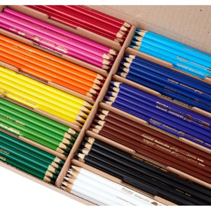 Crayola Classpack Watercolor Pencils, 240ct, 20 Each of 12 Colors, Teacher Appreciation Gifts, Classroom Must Haves & Essentials - style: Watercolor