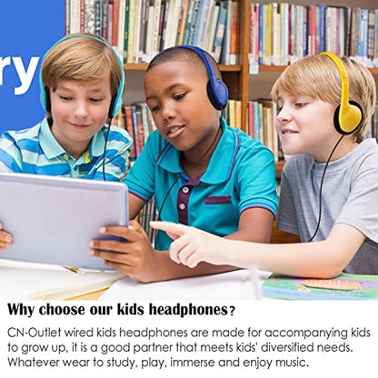 CN-Outlet Classroom Headphones Bulk 64 Pack Multi Color Class Set for School Students Kids Children Toddler Boys Girls Teen and Adult - color: 64 Mixed