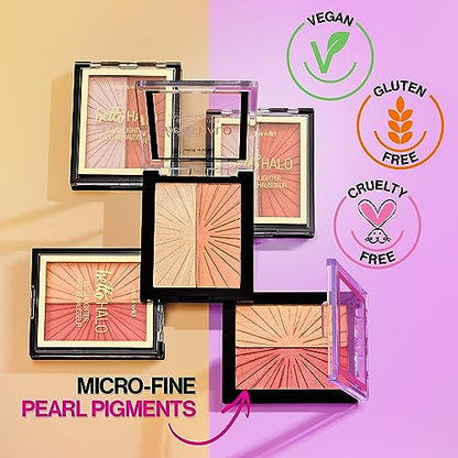 wet n wild MegaGlo Blushlighter, Blendable Blush & Highlighter Set, Shimmery Metallic Finish, I Met Someone - color: 1- I Met Someone