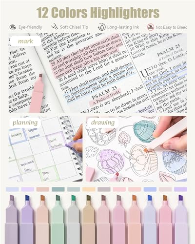 Four Candies School Supplies with Cute Pen Case, 39ct, Blue | Back to School Stationery Set, Essentials for College & Nursing Students, 5 Gel Pens, 6 Mechanical Pencils, 12 Highlighters - color: Blue, size: 39 Count (Pack of 1)