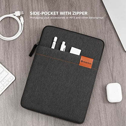 NIDOO Tablet Sleeve Bag 8 inch for 8.3" iPad mini 6/7.9" iPad mini 5/8" Lenovo Tab M8 Gen / 8.7" Galaxy Tab A7 / 8" Huawei MatePad T 8 Water Repellent Vertical Laptop Case Pouch - color: Black, size: 7.9" - 8" Tablet / 8.3" iPad mini