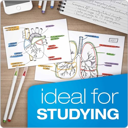 Index Ruled Cards, 100 Pack, 3x5 Index Cards, Ruled On Front, White - 1 Pack Of 100 Cards - Ruled - style: Ruled - 3 x 5