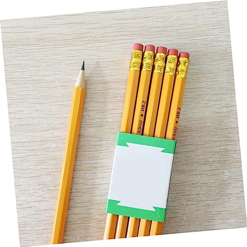LALAFINA 12pcs Cute Wooden Hb Pencils Eraser Boys and Girls Writing Pencils Erasers Bulk Classroom