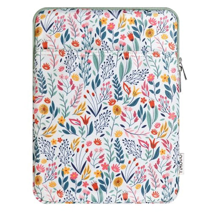 TiMOVO 9-11" Tablet Sleeve Bag, Flowers | Fit iPad 11" A16 2025 / 10.9"/10.2" / Air 11" 5/4 Gen / Galaxy Tab A9+/A11Plus 11", Fit Smart Keyboard - color: Aa-Flowers, size: 9-11 Inch