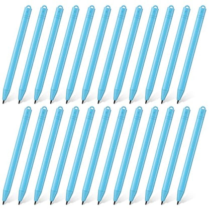 Flutesan 24 Pieces Replacement Stylus Pens LCD Board Pens for LCD Writing Tablet Drawing Pad Memo Message Boards Kids Adults(Blue) - color: Blue