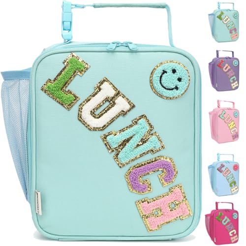 GYEUKHAM Insulated Lunch Bag for Women Girl Teen large Insulated Kid Lunch Bag,Large Reusable Cute Cooler Bag for School Work Picnic,Baby Green - color: Baby Green