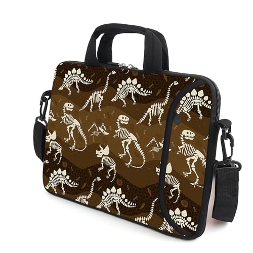 15.6" laptop sleeve chromebook case adjustable shoulder strap with handle accessory pocket (KLHS) - color: Klhs