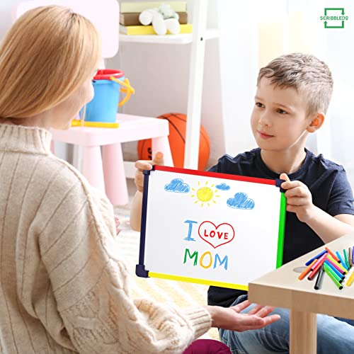 SCRIBBLEDO Colored Frame Magnetic Dry Erase White Board 9" X 12" WHITEBOARD - style: 1CD