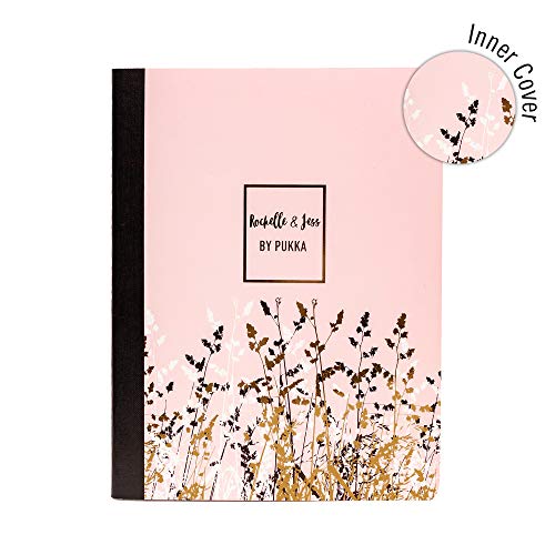 Pukka Pad, Composition Notebooks - 3 Pack of Journals Featuring 140 Pages of College Ruled 80GSM Paper with Sturdy Cover Stock - 9.75 x 7.5in - Rochelle and Jess - color: Rochelle & Jess, size: 3 Pack