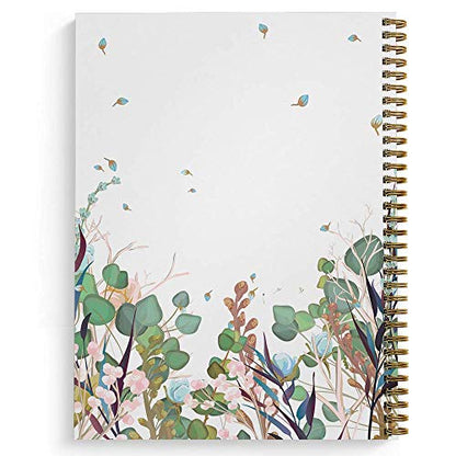 Gotcha Covered Notebooks Softcover Wonderfully Made 8.5" x 11" Religious Spiral Notebook/Journal, 120 College Ruled Pages, Durable Gloss Laminated Cover, Gold Wire-o Spiral. Made in the USA - color: Wonderfully Made