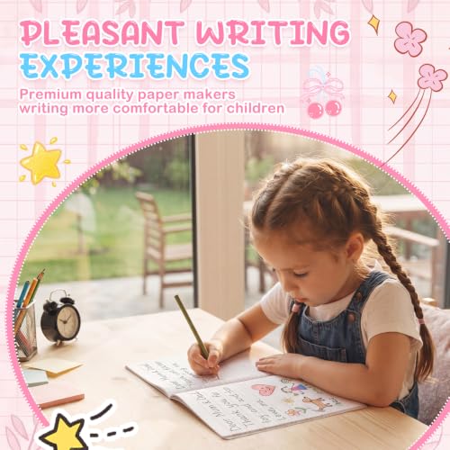 Fainne 30 Pack Primary Ruled Composition Notebook, Grade K-2 Journal 100 Pages, Kindergarten Primary Drawing Story Notebook for Kids Drawing and Writing - color: Macarons