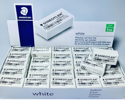 STAEDTLER Pencil Eraser 526 35F, Pack 50 pcs