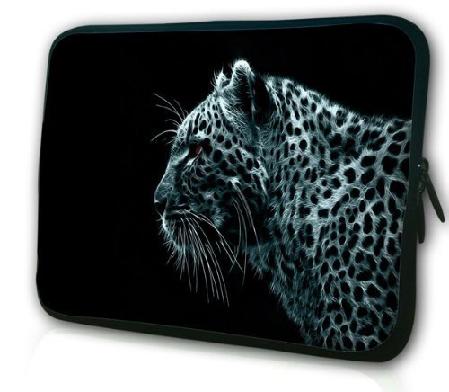 coolgiftidea Laptop Bag 12 inch for MacBook 12 inch,Chromebook 11.6 inch,Surface Pro 7 – 12.3" and Most 11.5" to 12.6” Laptop,Washable and Anti Splash Water,Hidden Handle-Cheetah Leopard