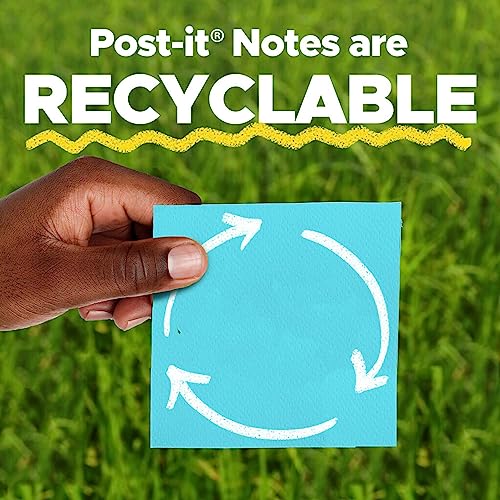 Post-it Notes, 3x3 in., 3 Sticky Notes Pads, 50 Sheets per Pad, Poptimistic Collection, School Supplies and Oﬃce Products, The Original Post-it Note (Pack of 2) - size: 0.7" x 3.8" (Pack of 2)