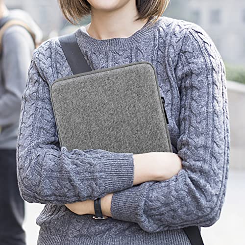 MoKo 7-8 Inch Tablet Sleeve Bag, Polyester Pouch Cover Case Fits iPad mini (A17 Pro) 8.3" 2024, iPad mini 6/5/4/3/2/1, Samsung Galaxy Tab S2 8.0, Tab A 8.0, ZenPad Z8s 7.9,Light Gray - color: Light Gray, size: 7-8 inch