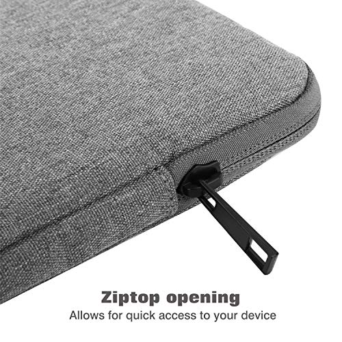 MoKo 7-8 Inch Tablet Sleeve Bag, Polyester Pouch Cover Case Fits iPad mini (A17 Pro) 8.3" 2024, iPad mini 6/5/4/3/2/1, Samsung Galaxy Tab S2 8.0, Tab A 8.0, ZenPad Z8s 7.9,Light Gray - color: Light Gray, size: 7-8 inch