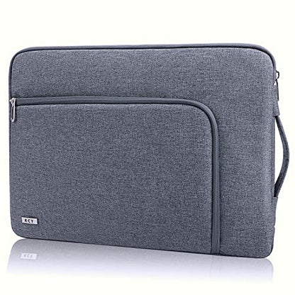 KCY Laptop Sleeve 11.6 Inch, Waterproof Slim Laptop Case Bag with Handle Compatible with Surface Pro 7/8/9/11/12, MacBook Air 11/12, 11-12 Inch Chromebook, Grey - color: Grey, size: 11-12.6 Inch(32x23x2.5cm)