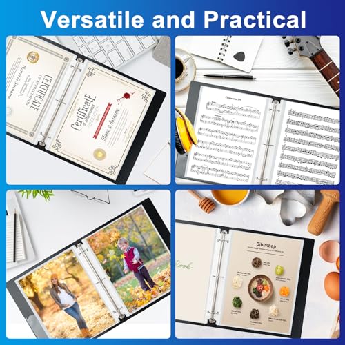 500 Pack Clear Sheet Protectors, 8.5 x 11 inch Page Protectors for 3 Ring Binder,Top Loading Paper Protector for Documents and Photos,Letter Size - size: 500 Pcs