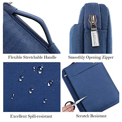 LANDICI 360° Protective Laptop Sleeve 13-14 Inch, Computer Bag Carrying Case for MacBook Air 13 M1/M2, MacBook Pro 13/14, Chromebook 14, Slim, Shockproof, Waterproof, Blue - color: Blue, size: 13-14 Inch