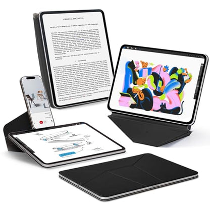 MOFT Dynamic Folio Case for iPad Pro 12.9" (6th 2022 | 5th 2021 | 4th 2020), Slim Magnetic Stand Case with 20+ Viewing Angles, Auto Wake/Sleep, Ultra Thin, Jet Black - color: Jet Black, size: iPad Pro 12.9"(6th 2022/5th 2021/4th 2020)