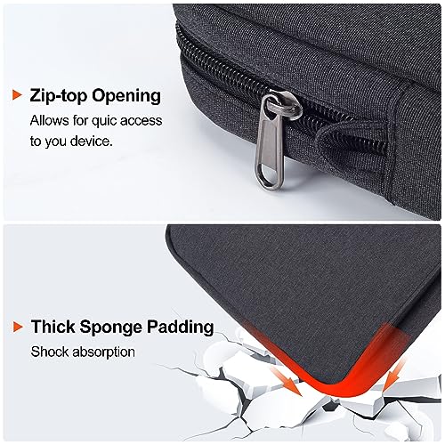 12.9-14 Inch Tablet Sleeve Case for 14.6" Samsung Galaxy Tab S11 S10 S9 S8 Ultra, iPad Pro 13" 12.9"/Air M2 M3 M4,MacBook Air 13"/MacBook Pro 14" M5 M4 M3 Shoulder Bag,Surface Pro 11 Carrying Bag-Grey - color: Grey