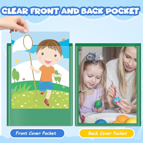36 Pcs Parent Teacher Communication Folder with Clear Front Pocket, 2 Pocket Home School Folders Take Home Homework Folder for Students Classroom (36, Red) - color: Red