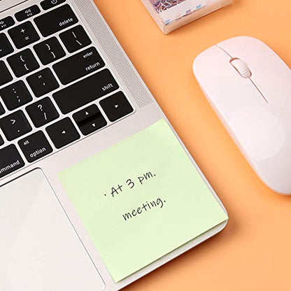 Phthdoty 8 Pads Pop Up Sticky Notes 3x3 Refills Pastel Colors Self-Stick Notes Pads Super Adhesive Sticky Notes Great Value Pack - color: 8 Pads Pastel Pop Up