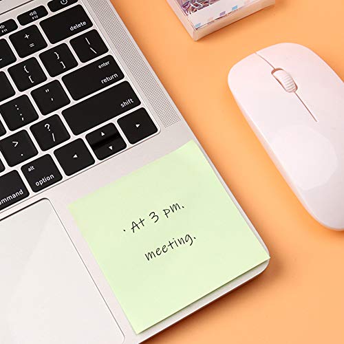 Phthdoty 8 Pads Pop Up Sticky Notes 3x3 Refills Pastel Colors Self-Stick Notes Pads Super Adhesive Sticky Notes Great Value Pack - color: 8 Pads Pastel Pop Up