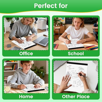 3 Hole Legal Pad 8.5 x 11, 2 Pack White Note Pads, Notebook Paper Wide Ruled, Writing Paper Pads, Notepads with Binder Holes, Lined Paper 8.5x11.75, Ideal for School, Home, Office, 50 Sheets/Pack - style: 2 Pack-50 Sheets/Pad-White
