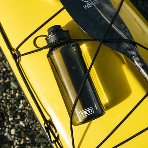 YETI Yonder Water Bottle with Yonder Tether Cap, Lightweight, Leakproof and BPA-Free - color: Charcoal, size: 50 Ounces