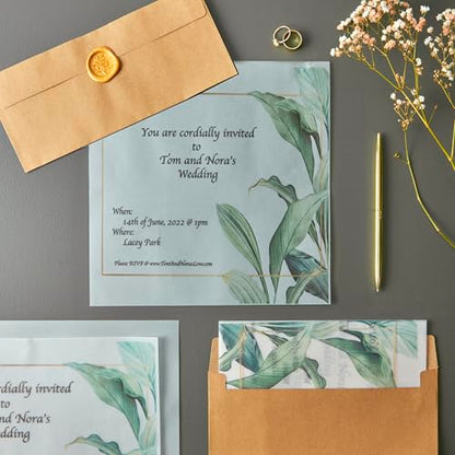 Translucent Vellum Sheets - 100 Sheets, 12 x 12 in, White - 93gsm/63lb Tracing Paper for Drawing & Invitation Paper - Transparent Craft Overlays - size: 12 x 12 inches