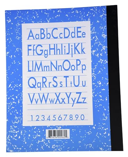 School Smart Skip-A-Line Ruled Composition Book, Grade 2, Blue, 48 Pages - size: 24 Sheets/48 Pages - Grade 2