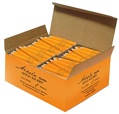 Mini Golf Pencils Without Erasers, 384-Count, #2 HB - size: 384 Count (Pack of 1), style: Golf Pencils Wthout Erasers