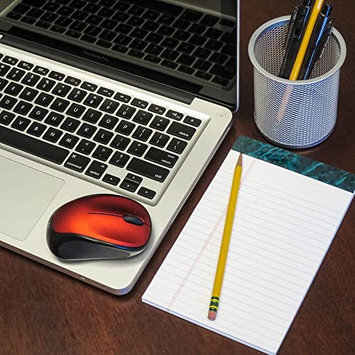 Logitech M317 Wireless Mouse, 2.4 GHz with USB Receiver, 1000 DPI Optical Tracking, 12 Month Battery, Compatible with PC, Mac, Laptop, Chromebook - Red - color: Red